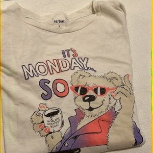 RE/DONE GRAPHIC TEE, LIGHTLY WORN